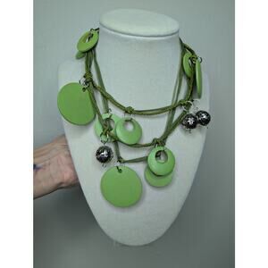 Retro Green Necklace
